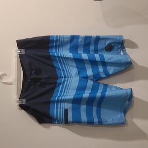 NWT Navy Crew longboat swim shorts